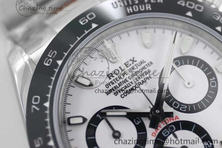 0120 ModernLook Daytona 116500 SS TWF 1:1 Best Edition 904L Steel White Dial on SS Bracelet A 2408